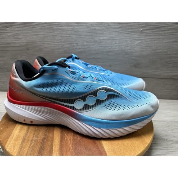 Saucony Kinvara 11 Blue/Black Chicago Marathon Mens 13 - Picture 1 of 10